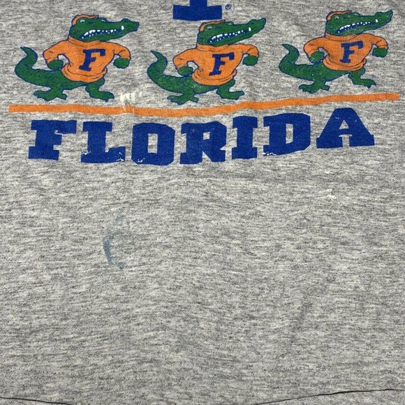 Vtg Florida Gators University T-Shirt Large Gray - Picture 5 of 8